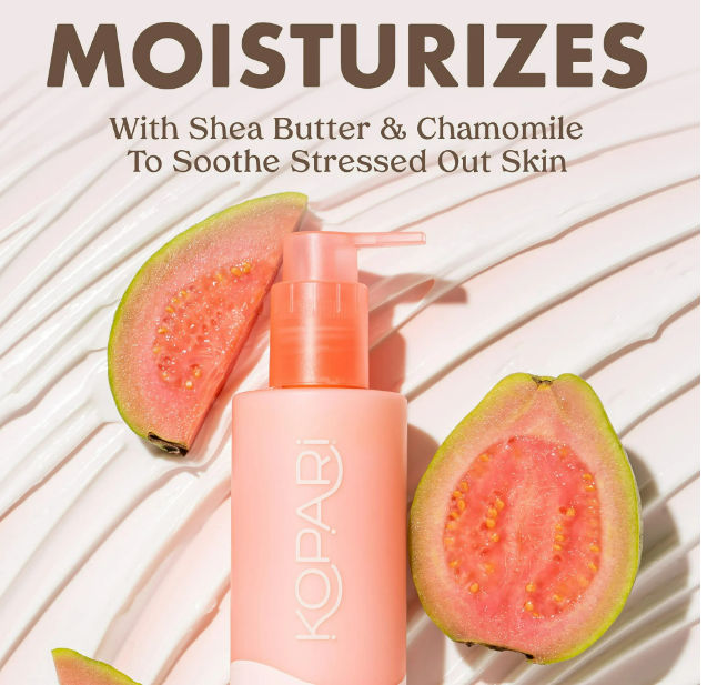 Kopari Hydrating Body Milk MMF7 Lotion, Smooth Lightweight Feel, Deep Moisture for Instant Silky Skin, Infused with Shea Butter & Chamomile, Guava