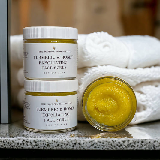 Turmeric & Honey Exfoliating Face Scrub - 2oz